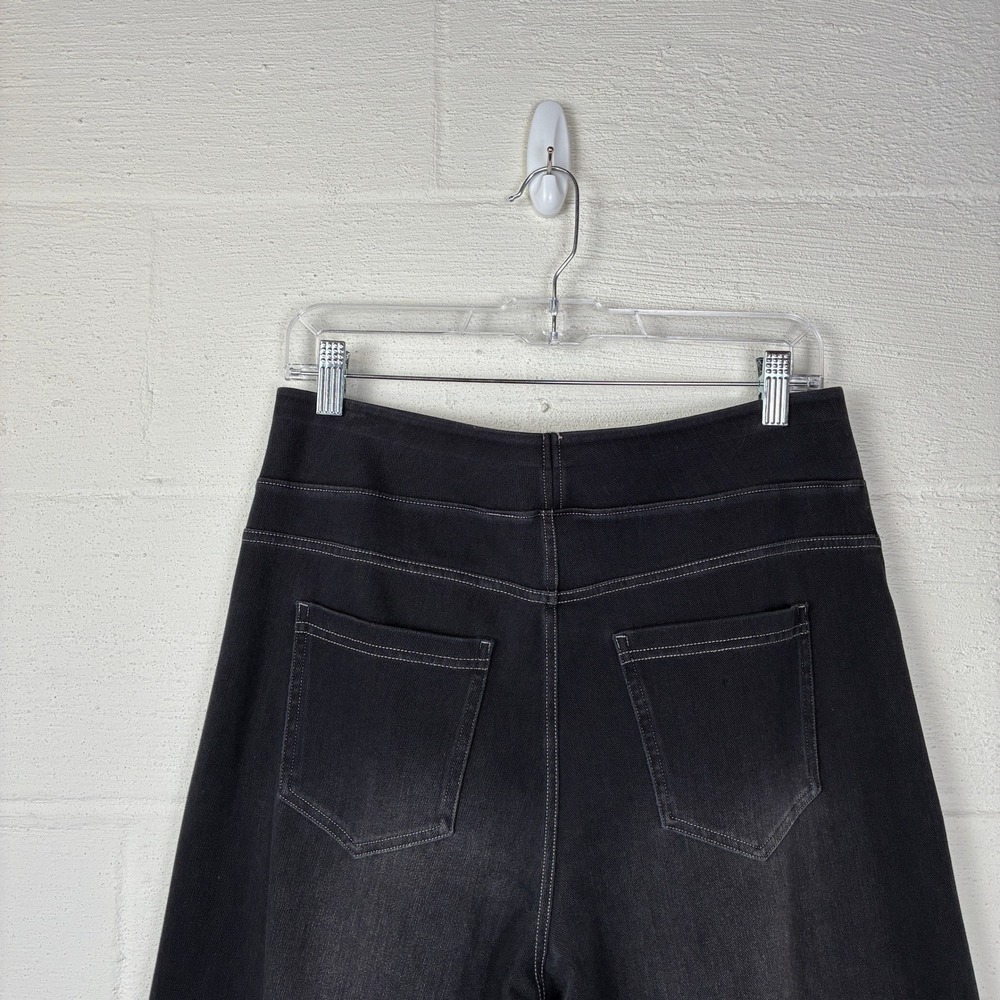 Halara Womens Flex High-Waisted Pockets Baggy Wide Leg Jeans Size XL Black - Picture 5 of 15